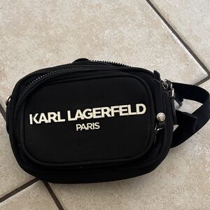 Karl Lagerfeld Black Belt Bag